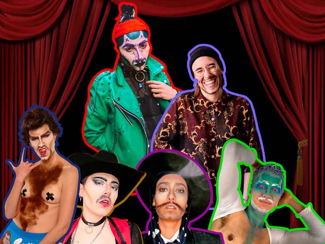Cabaret Drag King, por Nico Elsker, Chile Güero, Hapi Hapi, Toñito Man Xao, Marcus Massalami y Aytor Menta. (XI Ciclo Más bonita que ninguna)